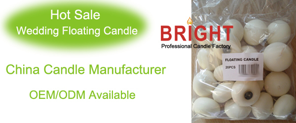 Wholesale Paraffin Wax Customized Scented Floating Candles