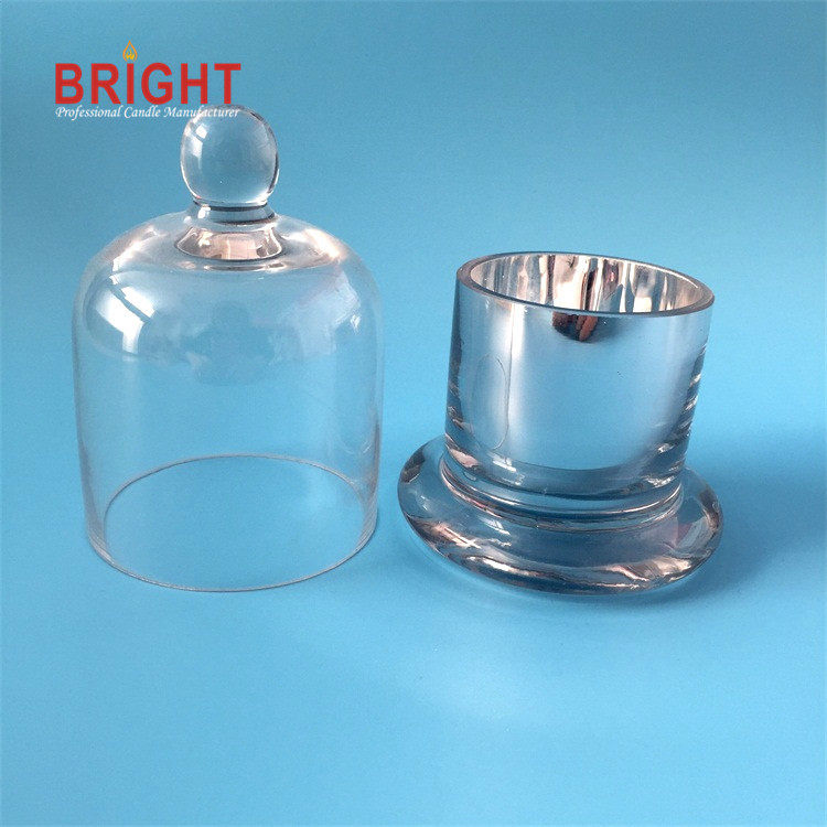 Dome handmade high quality unique craft glass holder jar candles