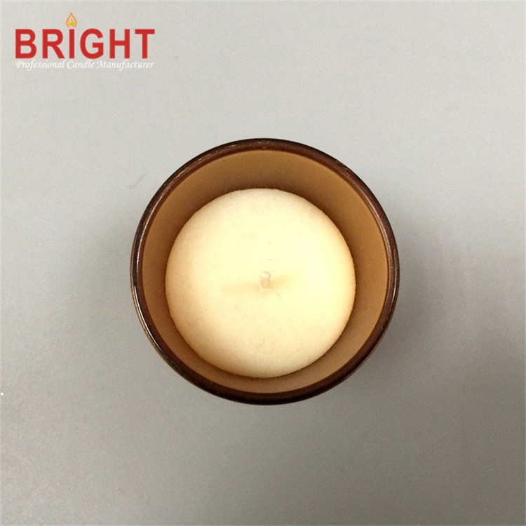 Gold Etched Hurricane Global Custom Gift Glass Jar Candle