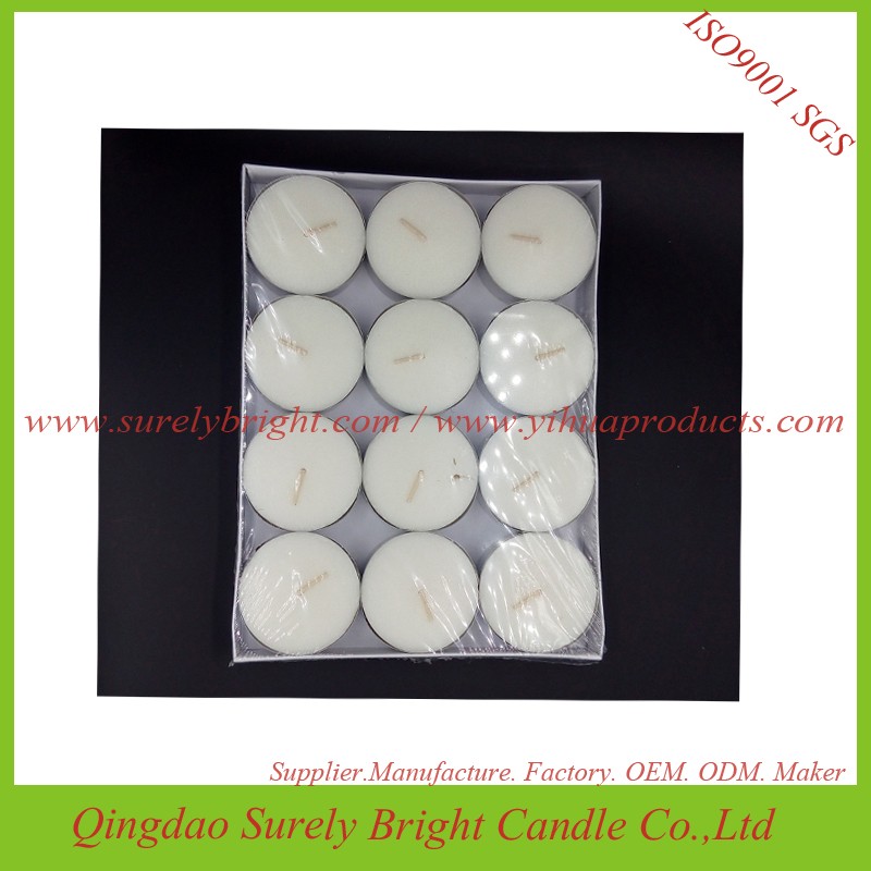 45G Big White Tealight Candle