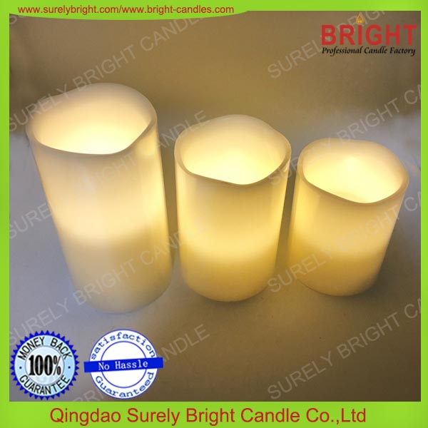 LED decorative pillar candles wholesale