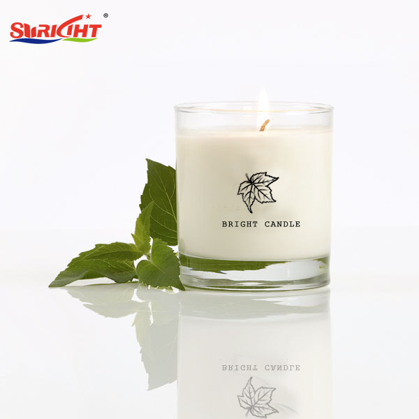 2019 Lime Flavoured Luxury Glass Soya Candle