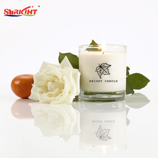 2019 Lime Flavoured Luxury Glass Soya Candle