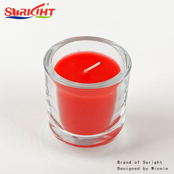 Colored friendly scented aroma candle Glass scented candle