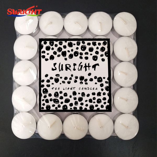 Hotel use products 50pcs/bag tealight candles white small tea light candles
