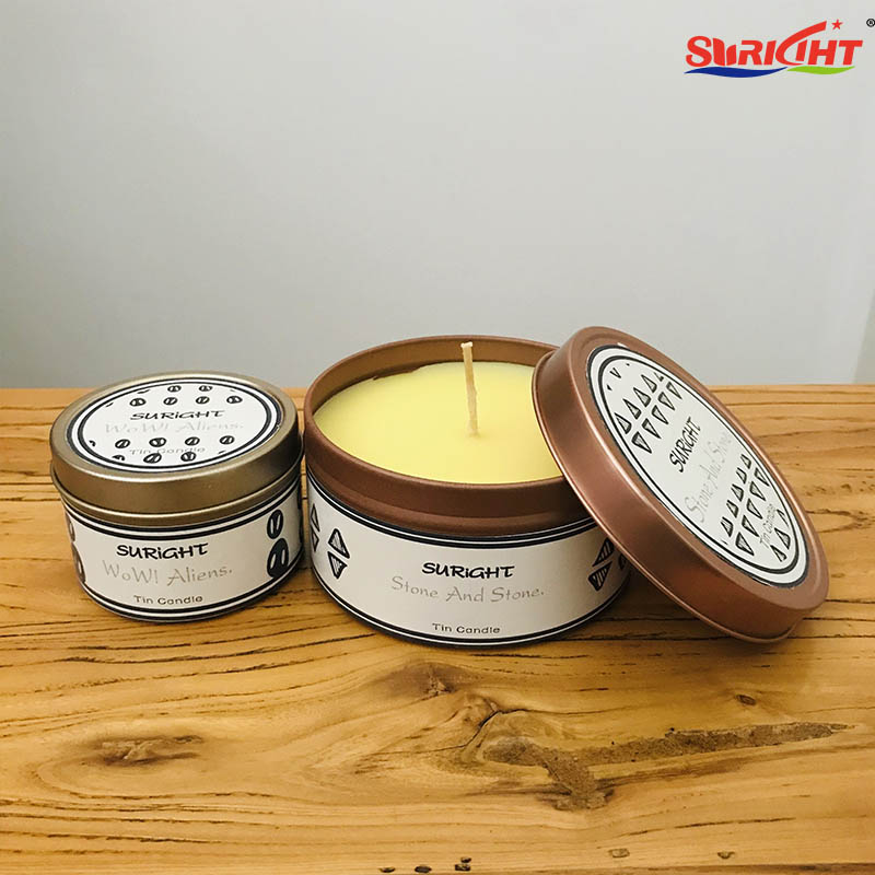 Wholesaler New design Customized in tin Strong scented outdoor OEM candle