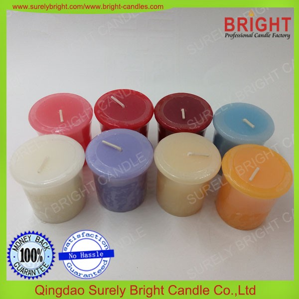 Paraffin Wax Material Non-toxic Tearless Gift Votive Candles Set