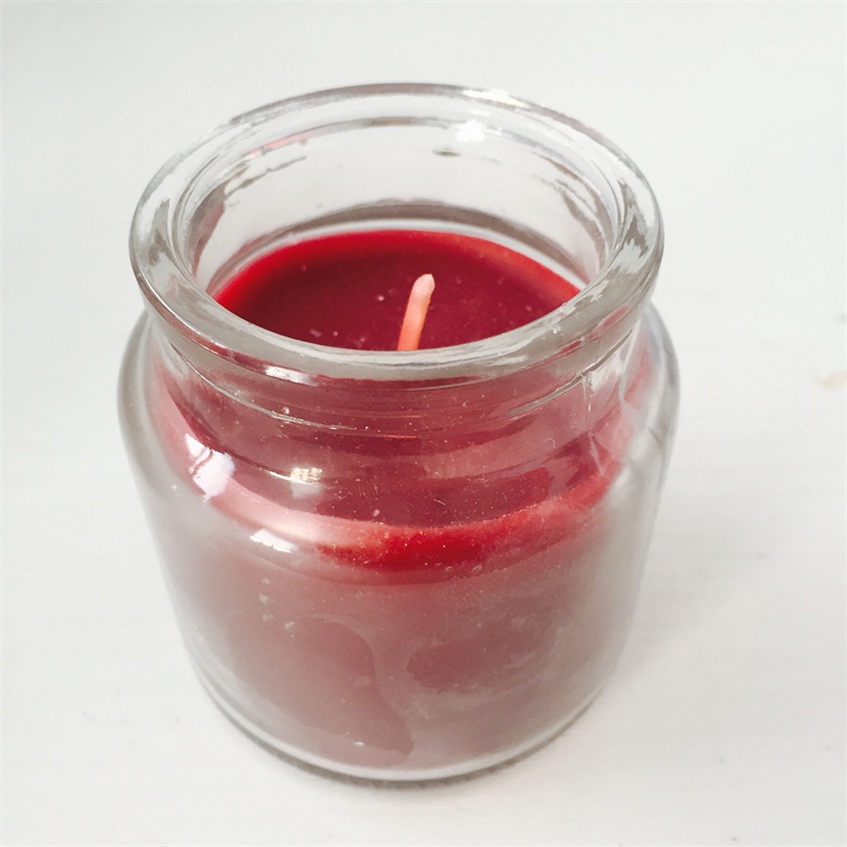 Natural Soy Wax Material Body Massage Use Scented Glass Jar Candle