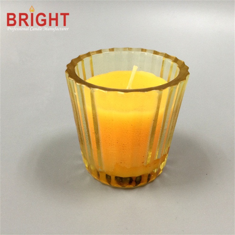 Scented 3% Glass Holder Votive Candle
