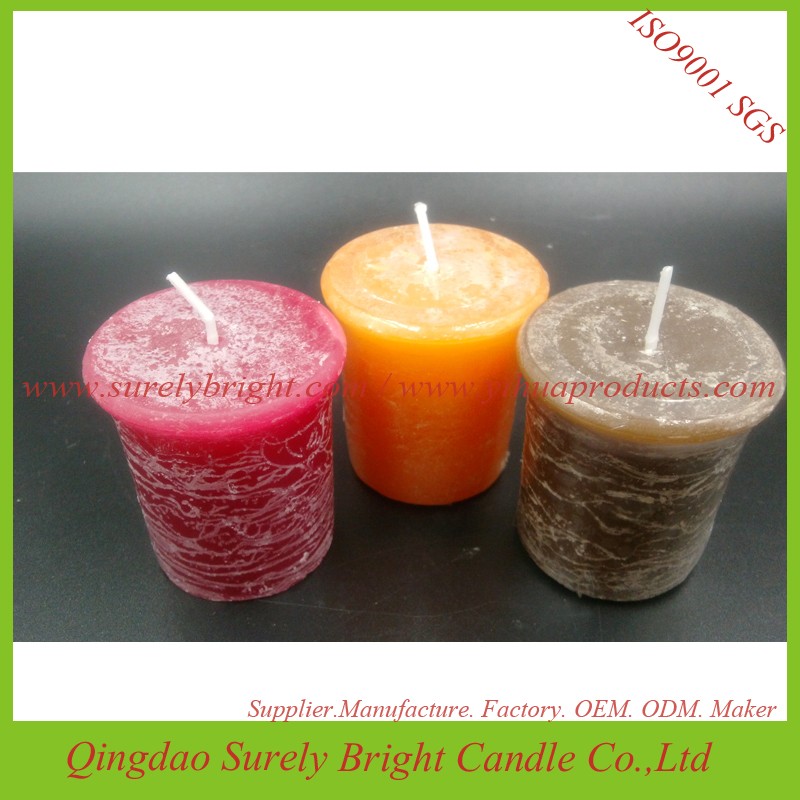 Hoar-frost Votive Candle