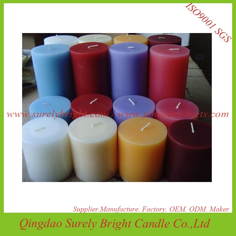 D7.5*H7.5cm Pillar Candles Wholesale