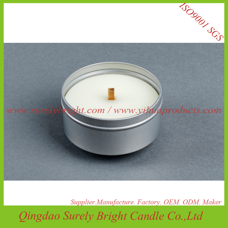 Wholesale Outdoor Wooden Wick Citronella Candle
