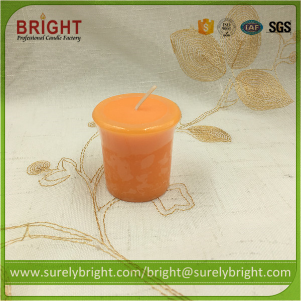 Orange Color & Scent Votive Candles Wholesale 2017