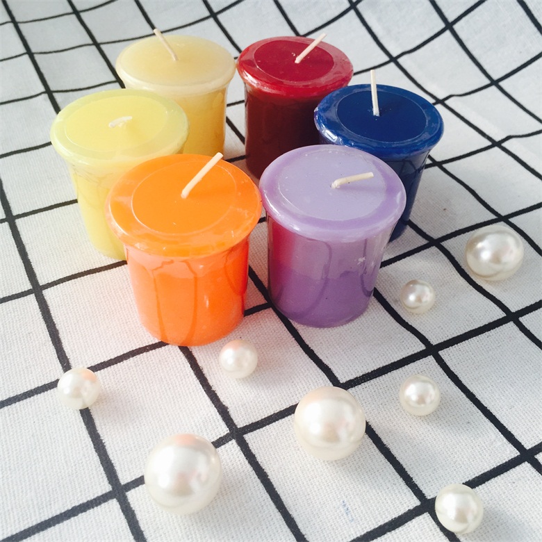 Multi Colored High Quality Retailer Of Decoration Paraffin Wax Votive Candles