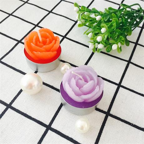 Flower Shape Leading Series Multi Colored Popular Tealight Candle