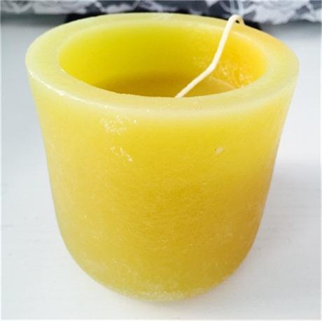Long Burning Time Traveling Use Scented Concaved Top Craft Pillar Candle