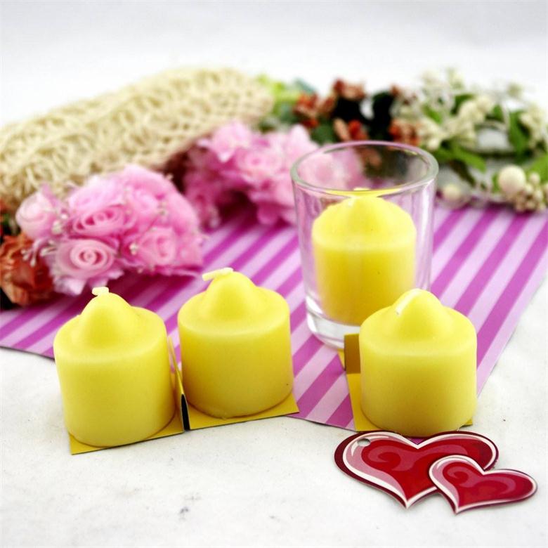 Colored Scented Pointed Top Home Fragrances Paraffin Wax Votive Candles