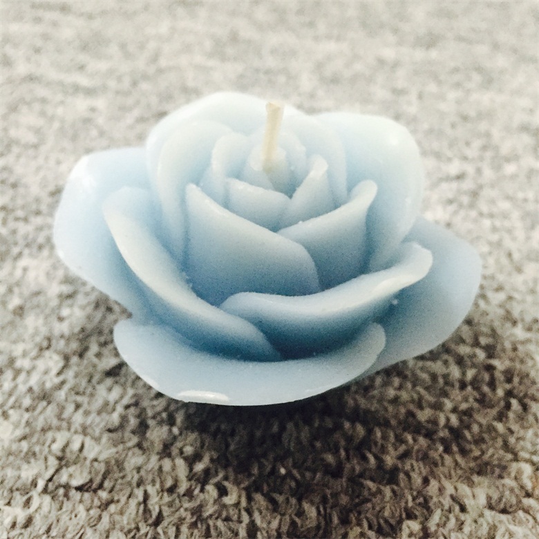 Blue Series Flower Shape Ocean Scented Art Craft Candle