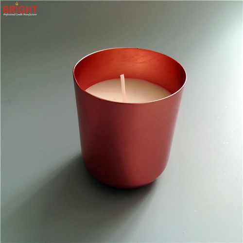 Gold copper custom printing scented jar candles