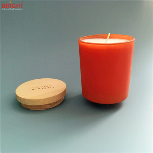 Bio natural custom soy wax glass jar candles
