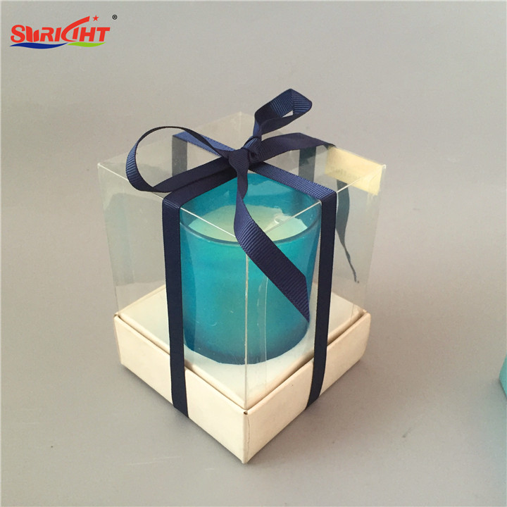 Classical Promotional Gift Decorative Apple Scented Glass Jar Candle Set