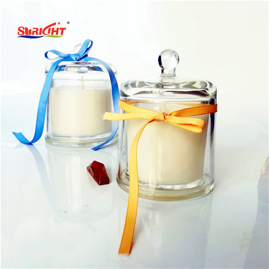 Bulk Organic Soy Wax Aromatic Scented Glass Dome Candle set Best Gift Good Price