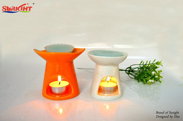 Different Color Ceramic  Oil Burner For Tealight Candle