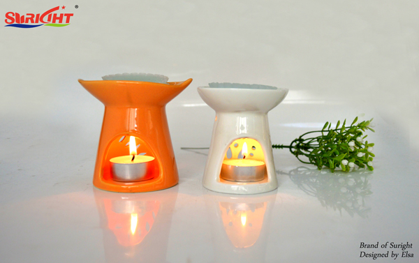 Different Color Ceramic  Oil Burner For Tealight Candle