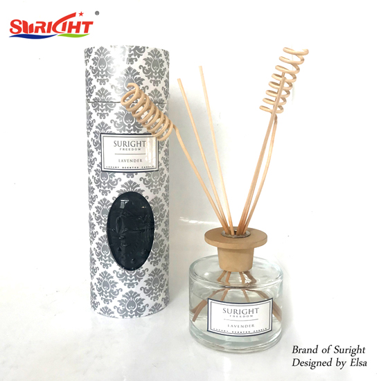 Luxury Glass Jar Lavender Scented Reed Diffuser