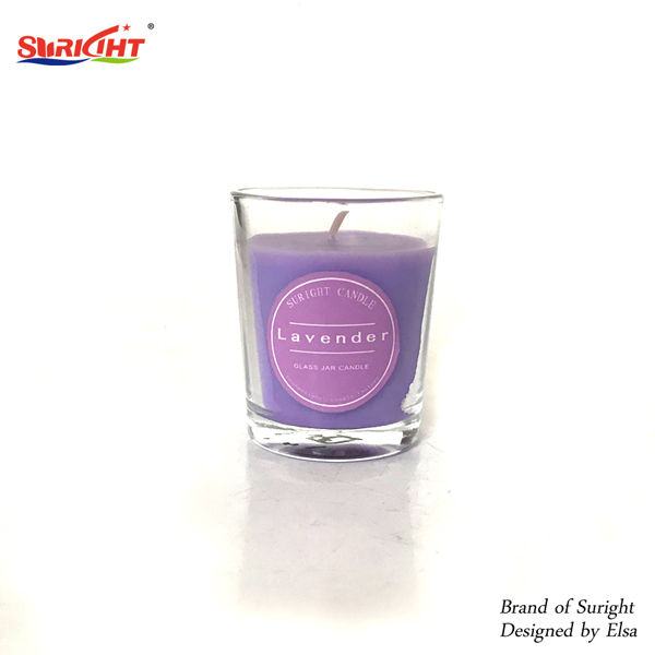 Aroma Scented Candle In Glass Jar For Home Decoration