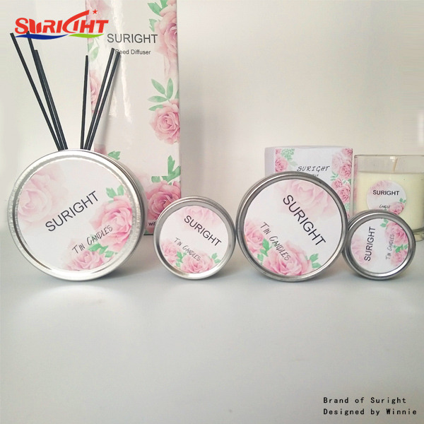 Wholesale Soy Wax  in tin candles High Quality Lighting 100% Natural Scented Soy Candle