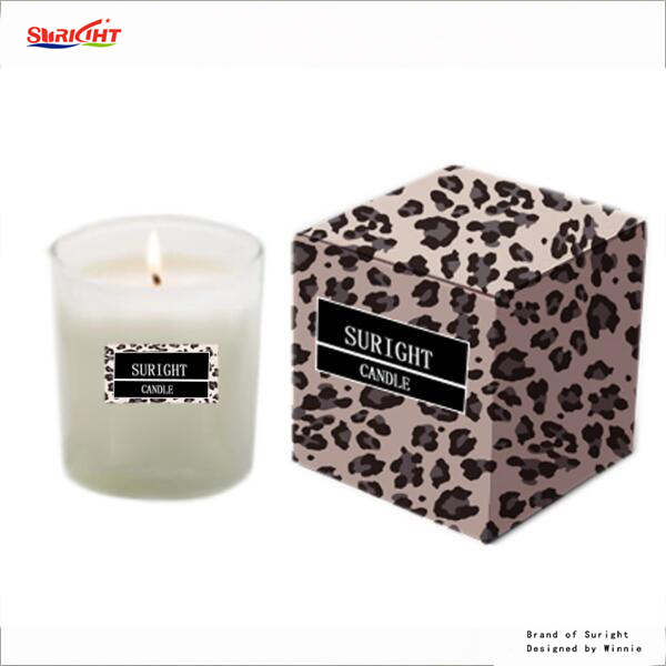 Fragrant candle factory Animal pattern scented candle glass jar candle