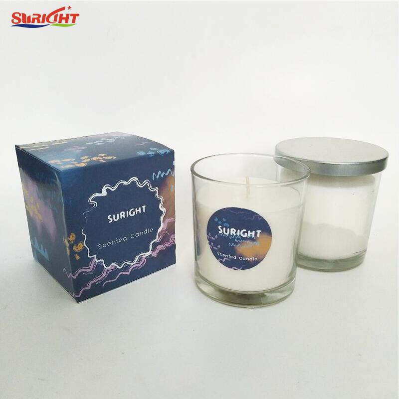 Gifts & Decoration Glass Jar Candle With Reed Diffuser Lighting Scented Candle Set