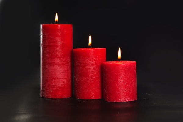 Decoration Scented Color Layered Pillar Candle